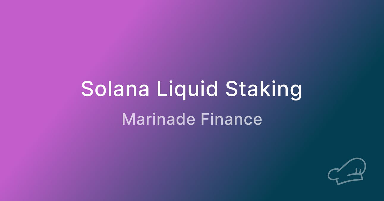 Solana Liquid Staking