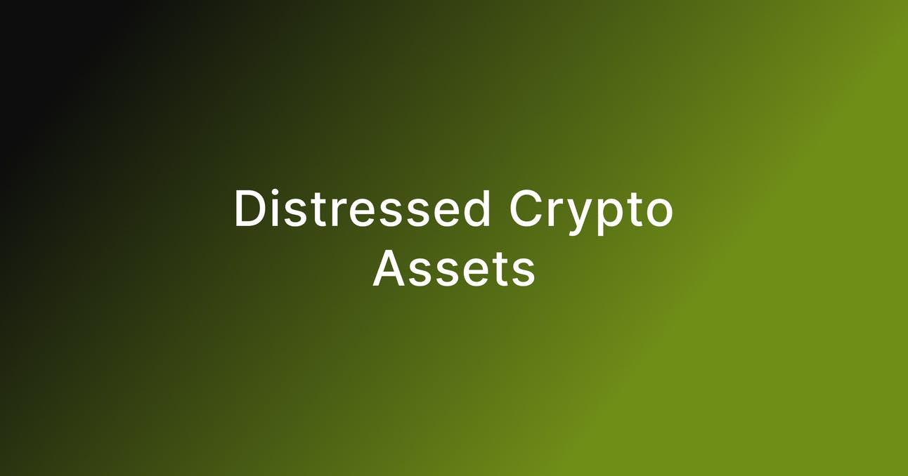 Distressed Crypto Assets